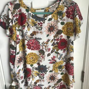 Loft Floral Top